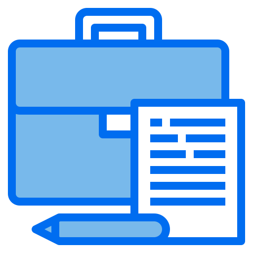 Icon of briefcase